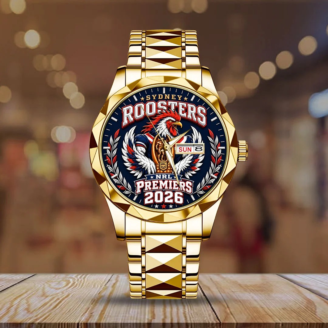 Sydney Roosters 2026 Premiers Alloy Luxury Quartz Watch – TMTHU10169