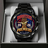 Sydney Roosters 2026 Premiers Black Stainless Steel Watch – TMTHU10178