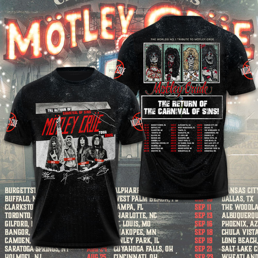 Mötley Crüe 3D Apparel – GNE4657