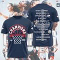 UConn Huskies Women's Basketball 2026 Big East Champions 3D Apparel – GNE5399