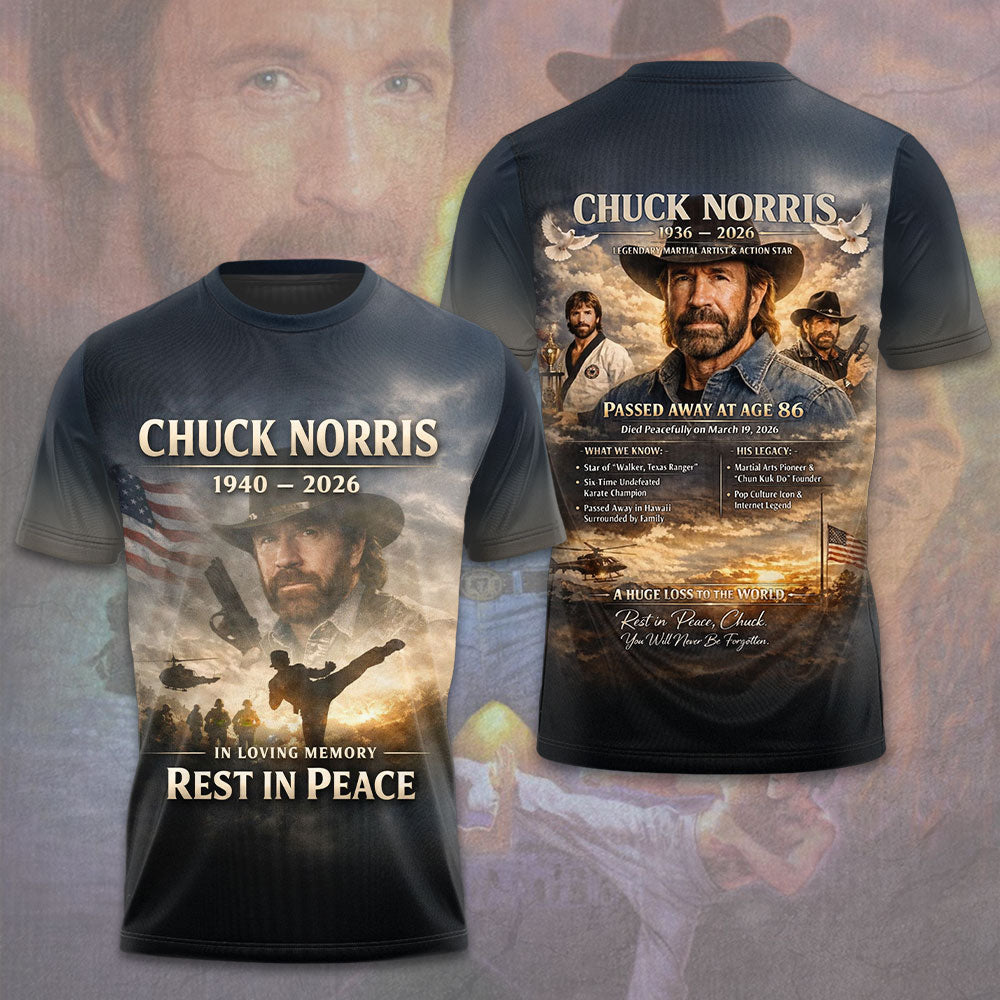 Chuck Norris 3D Apparel – GNE5597