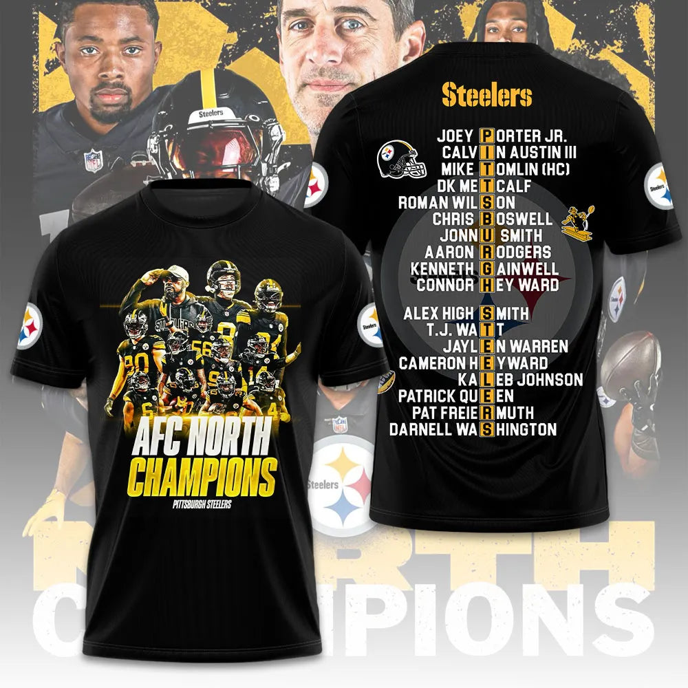 Pittsburgh Steelers 3D Apparel – TMTHU3100