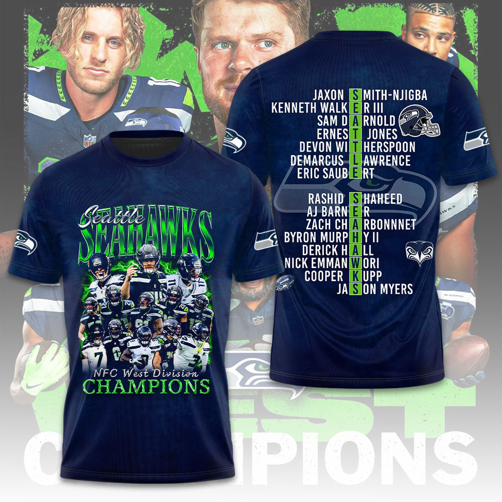 Seattle Seahawks 3D Apparel – TMTHU3261