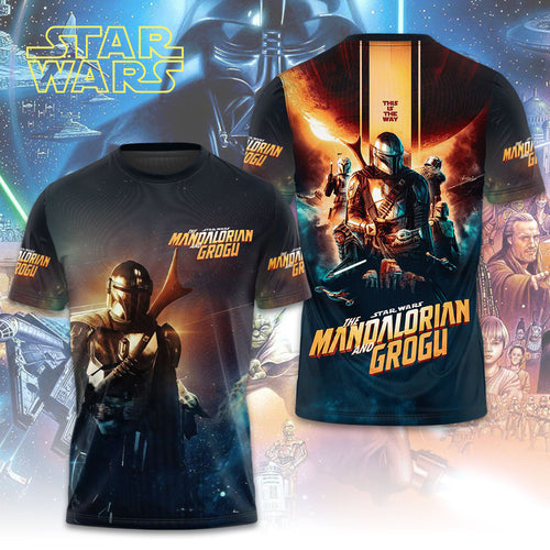 Star Wars x Mandalorian 3D Apparel – TMTHU3920