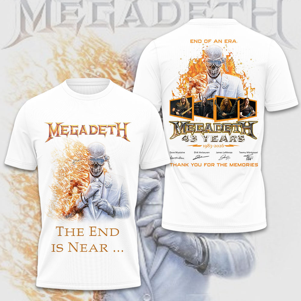 Megadeth 3D Apparel – TMTHU433