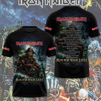 Iron Maiden 2026 World Tour 3D Apparel – TMTHU4384