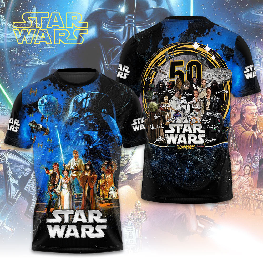 Star Wars 50th Anniversary 3D Apparel – TMTHU4528