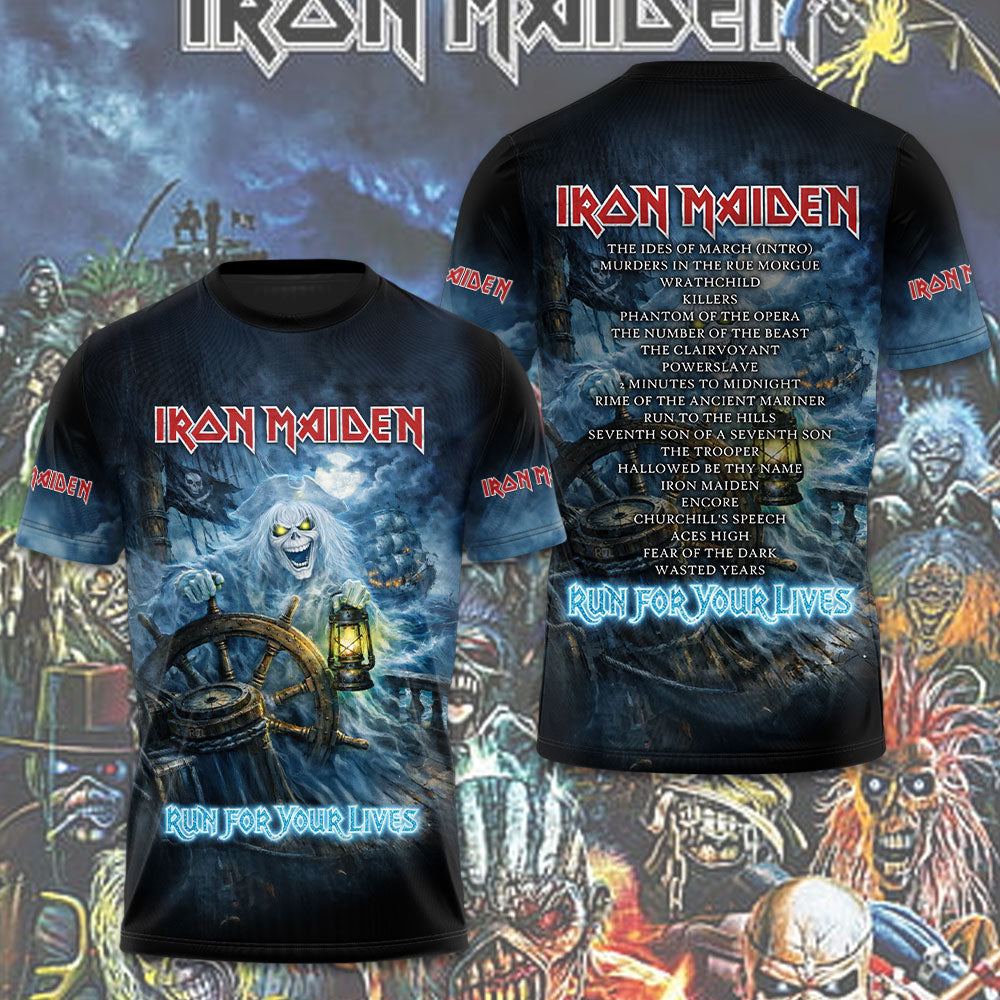 Iron Maiden 2026 World Tour 3D Apparel – TMTHU4557