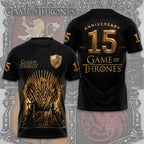 Game of Thrones 15th Anniversary 3D Apparel – TMTHU6415