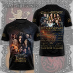 Game of Thrones 15th Anniversary 3D Apparel – TMTHU6632