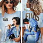 Elvis Presley Round Neck Raglan Sleeve Sweatshirt – MAITM 9151