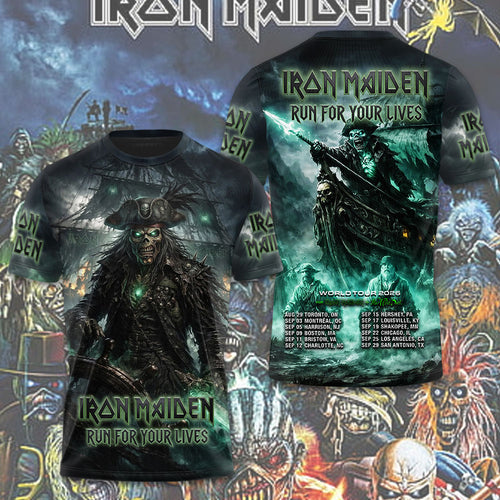 Iron Maiden 2026 World Tour 3D Apparel – TMTHU7827