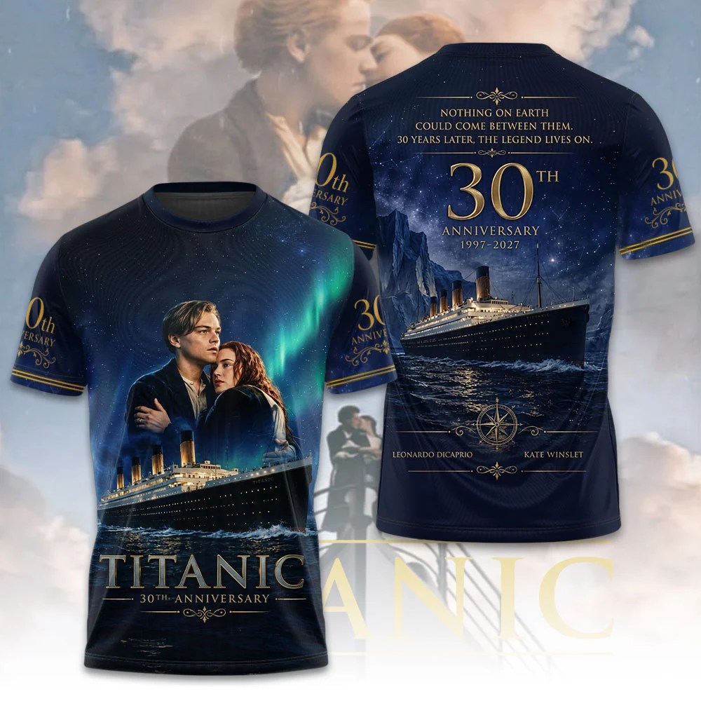 Titanic 30th Anniversary 3D Apparel – TMTHU9023