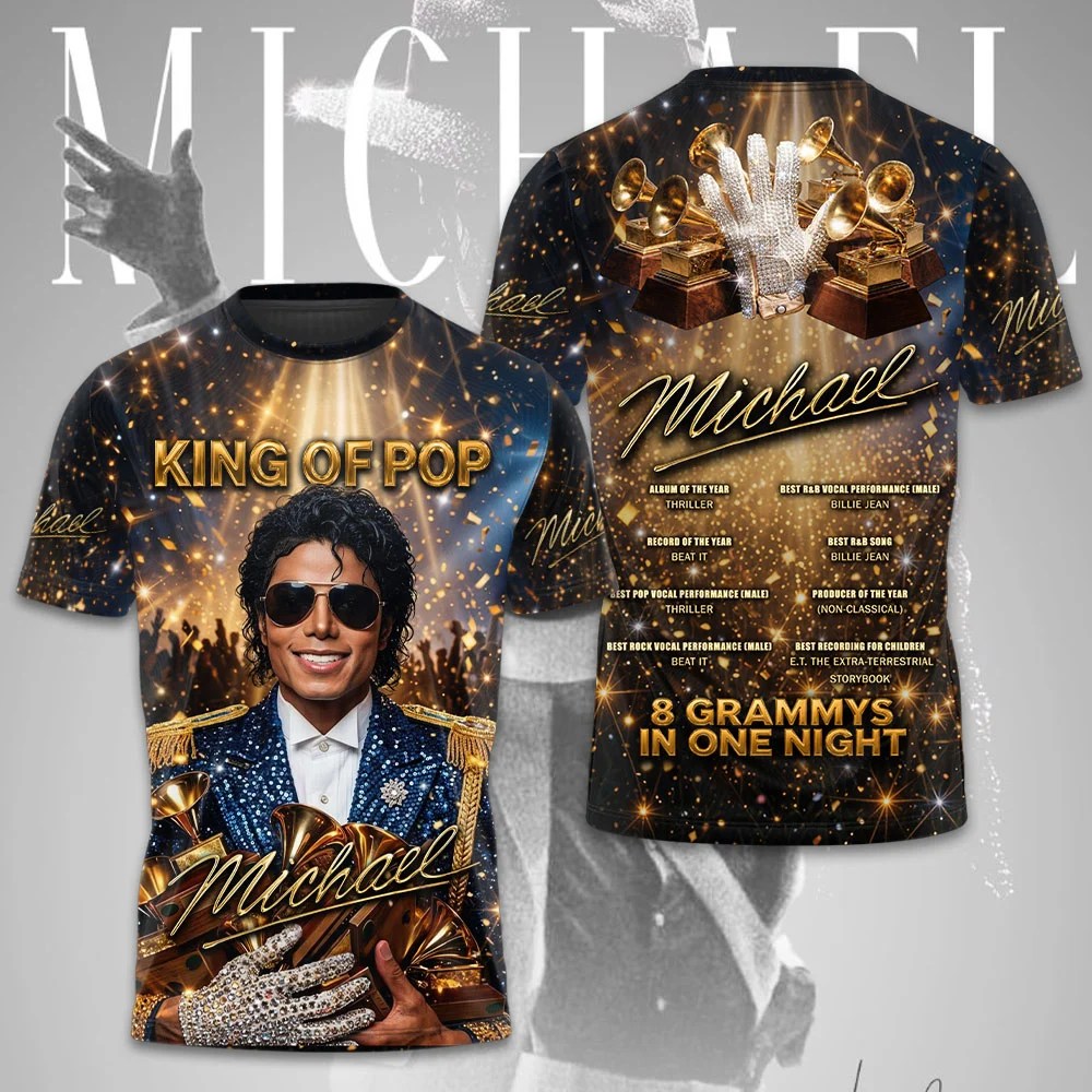 Michael Jackson 3D Apparel – TMTHU9500