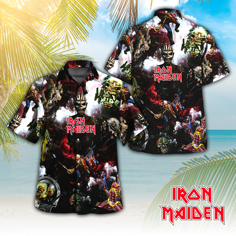 Iron Maiden 3D Hawaiian Apparel – TANTN 11801