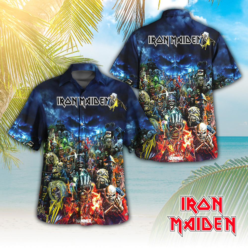 Iron Maiden 3D Hawaiian Apparel – TANTN 11802