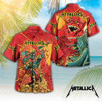 Metallica 3D Hawaiian Apparel – TANTN 12163