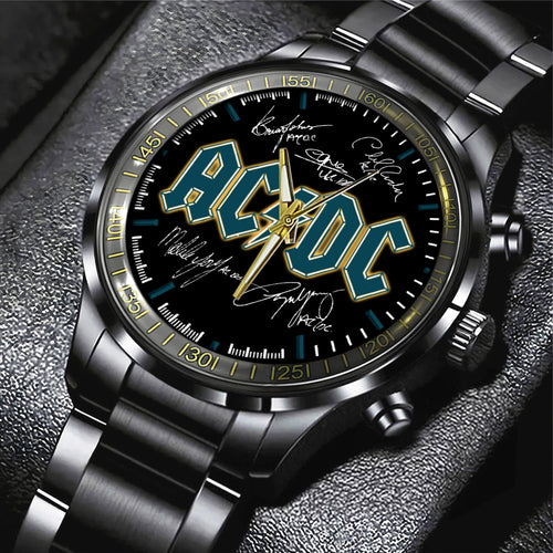 AC/DC Black Stainless Steel Watch – TANTN 13227