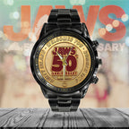 Jaws Black Stainless Steel Watch – TANTN 13289