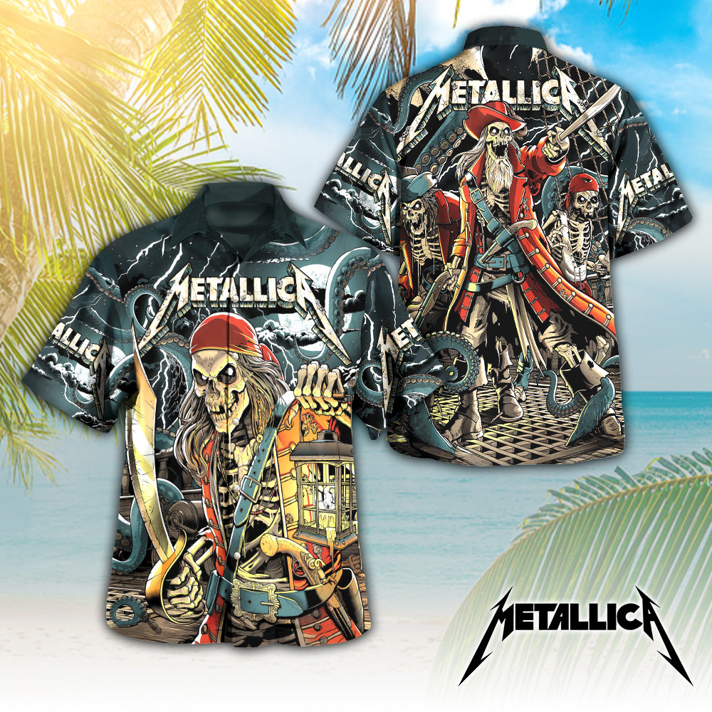 Metallica 3D Hawaiian Apparel – TANTN 13517