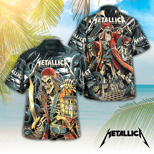 Metallica 3D Hawaiian Apparel – TANTN 13517
