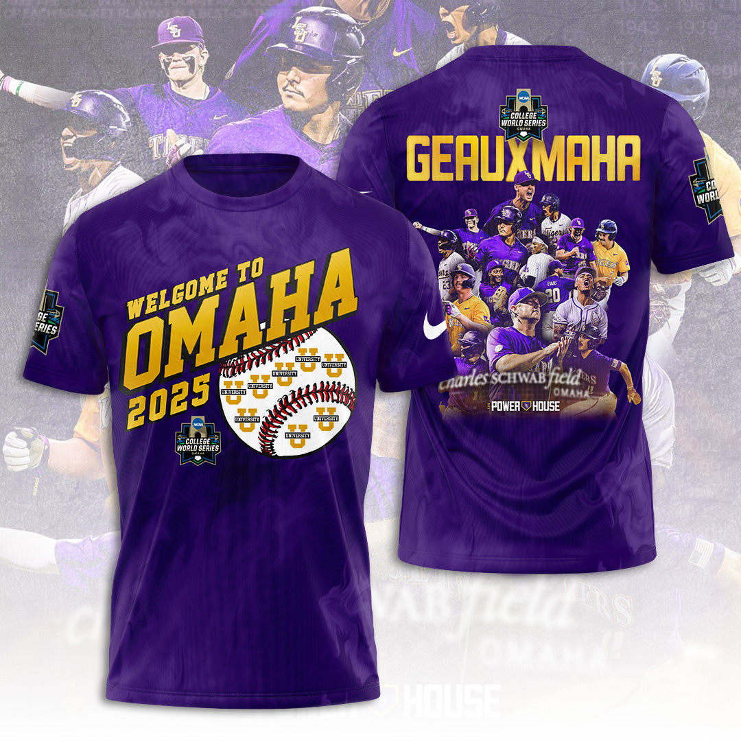 LSU Tigers Baseball 2025 National Champions 3D Apparel – TANTN 13567