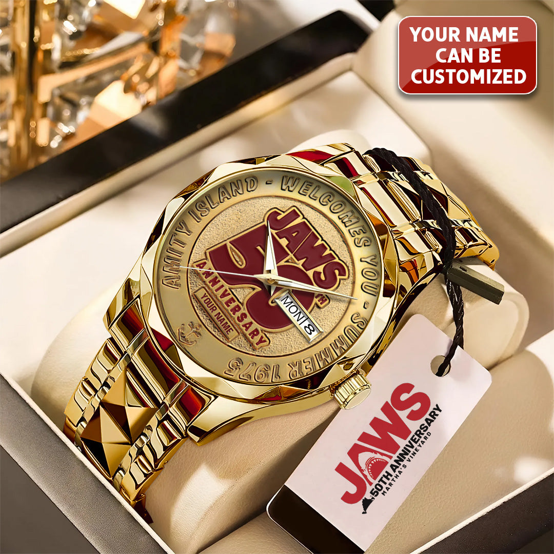 Personalized Jaws Alloy Luxury Quartz Watch – TANTN 13720