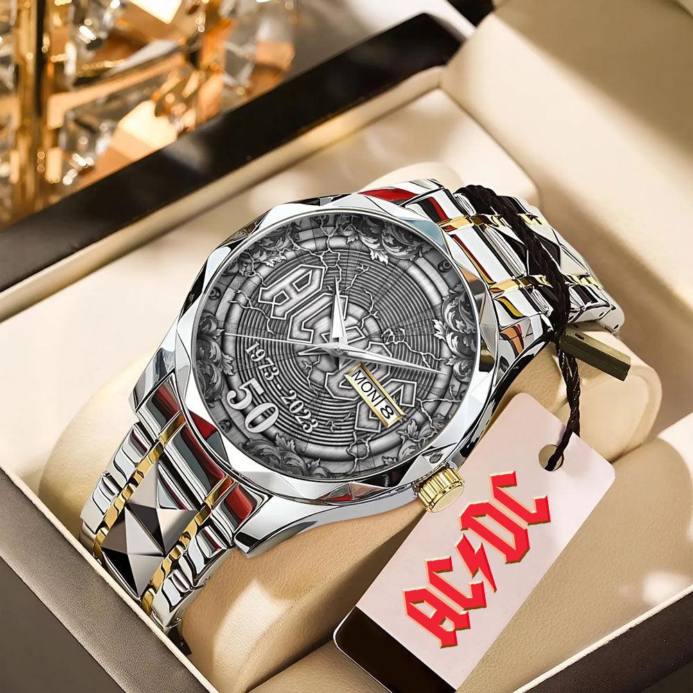 AC/DC Alloy Luxury Quartz Watch – TANTN 13795