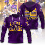 LSU Tigers Baseball 2025 National Champions 3D Apparel – TANTN 13843