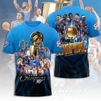 Oklahoma City Thunder 2025 NBA Champions 3D Apparel – TANTN 13915