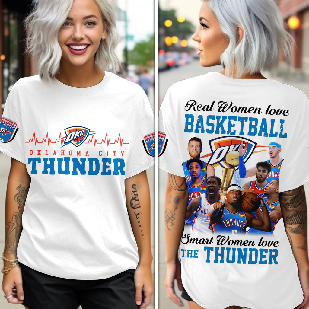 Oklahoma City Thunder 2025 NBA Champions 3D Apparel – TANTN 13948