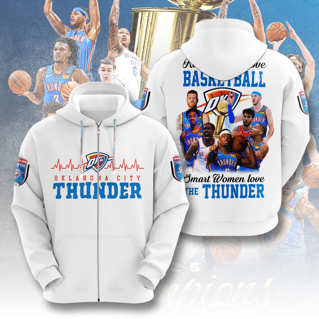 Oklahoma City Thunder 2025 NBA Champions 3D Apparel – TANTN 13948