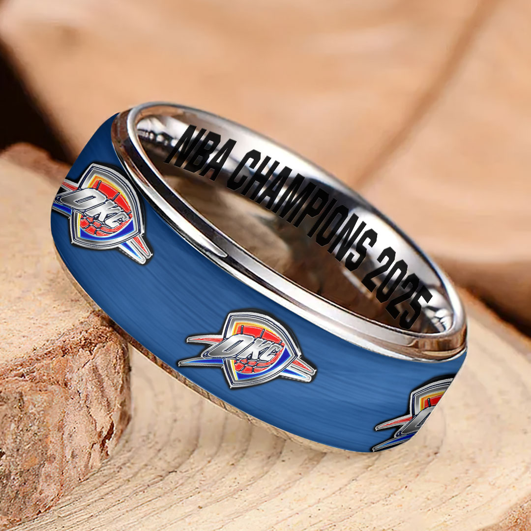 Oklahoma City Thunder Custom Alloy Ring – TANTN 14084