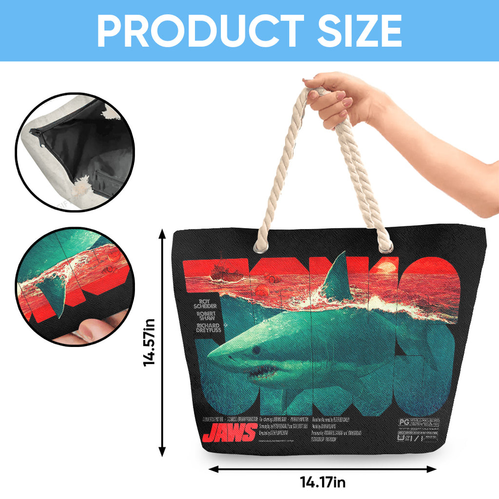 Jaws Hemp Rope Tote Bag – TANTN 14178