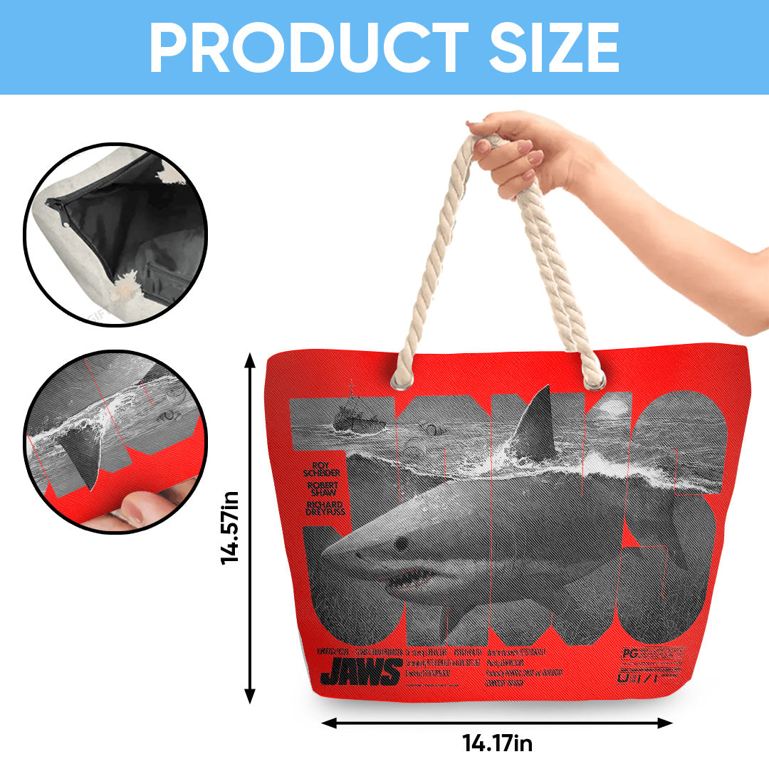 Jaws Hemp Rope Tote Bag – TANTN 14179