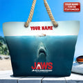 Personalized Jaws Hemp Rope Tote Bag – TANTN 14197