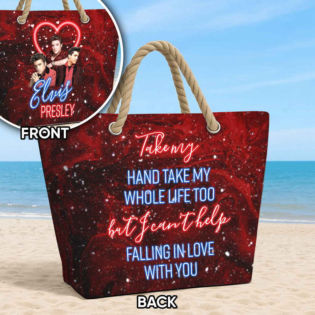 Elvis Presley Hemp Rope Tote Bag – TANTN 14246