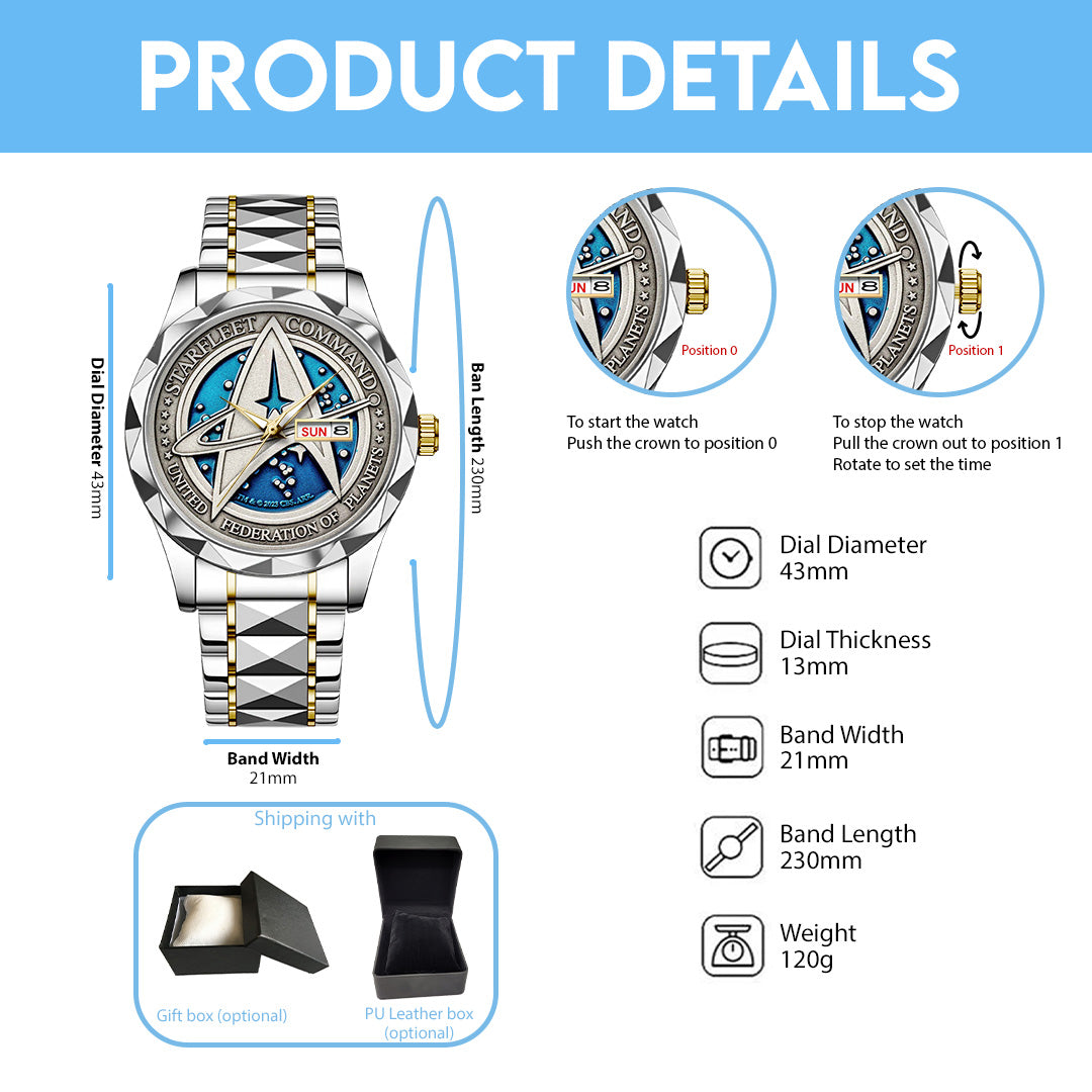 Star Trek Alloy Luxury Quartz Watch – TANTN 14306