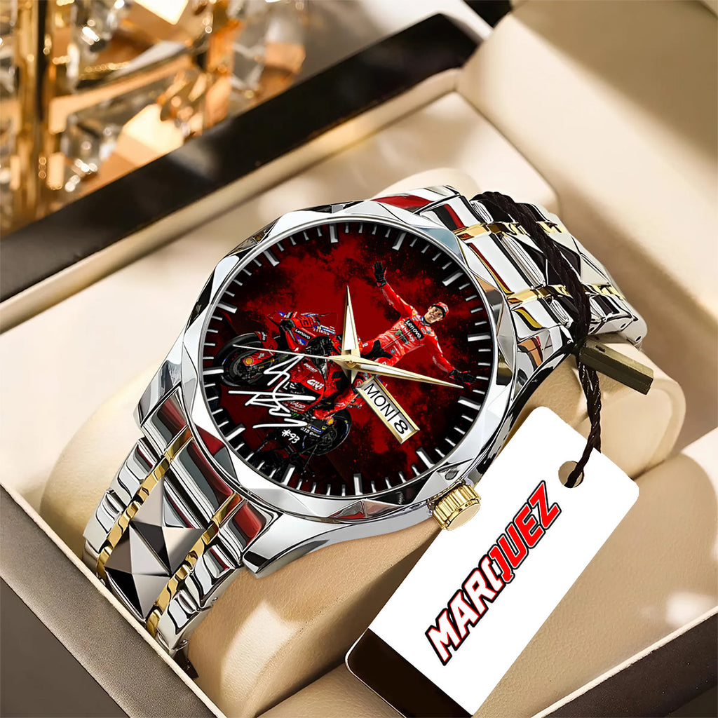 Ducati Lenovo Team x Marc Márquez Alloy Luxury Quartz Watch – TANTN 14509