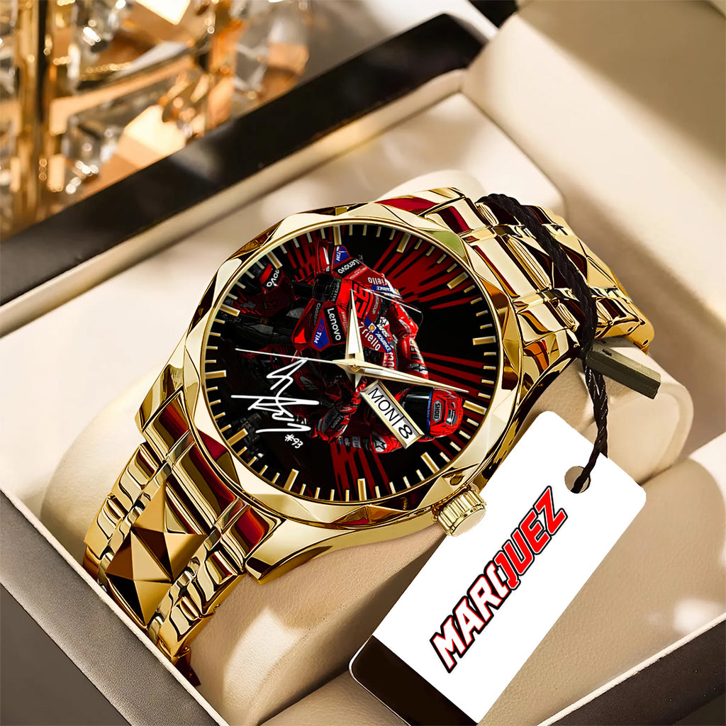 Ducati Lenovo Team x Marc Márquez Alloy Luxury Quartz Watch – TANTN 14512