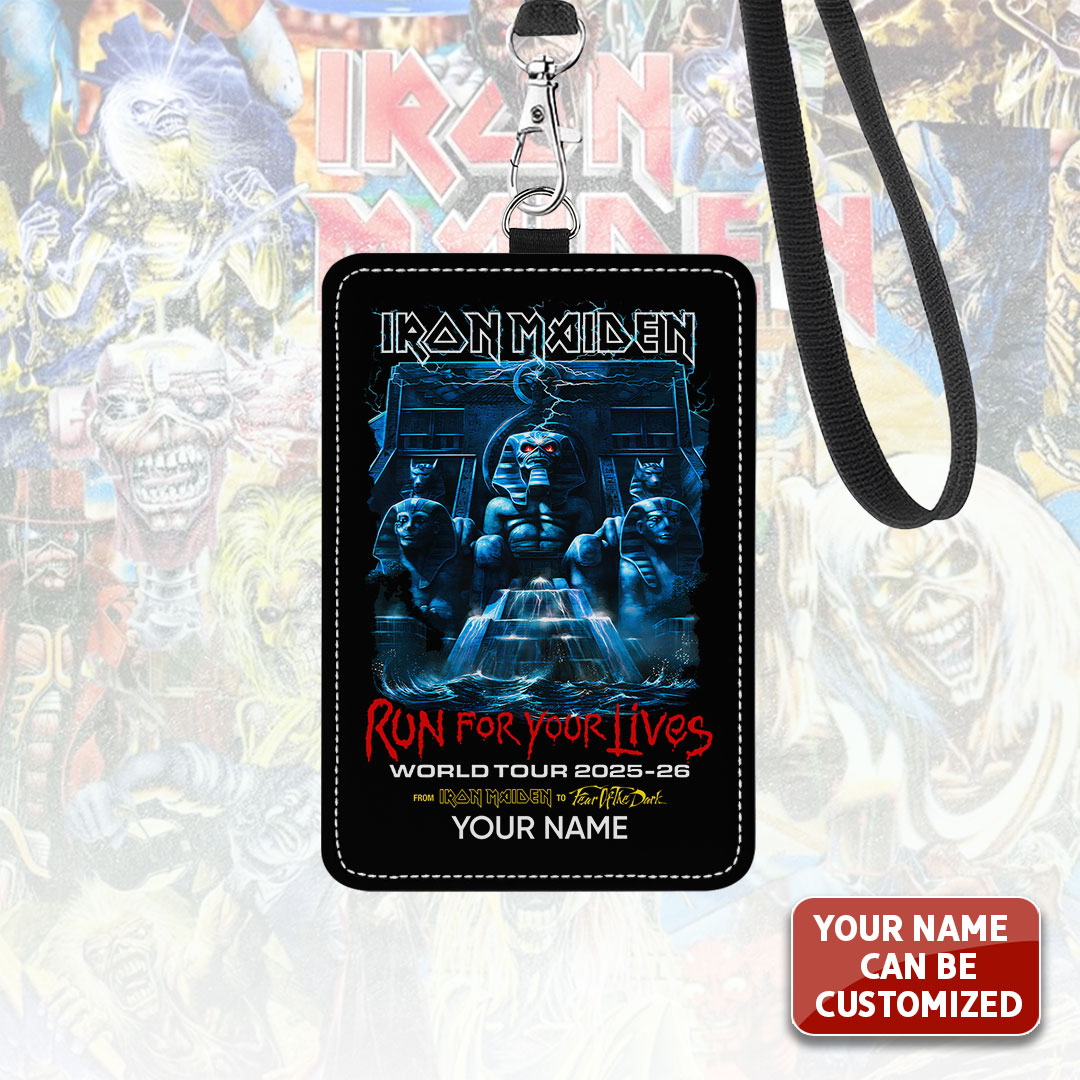 Personalized Iron Maiden ID Badge Holder – TANTN 14599