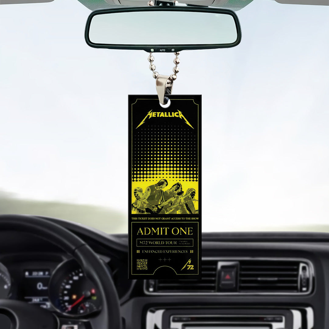 Metallica Custom Shape 2-sided Acrylic Car Ornament – TANTN 14614