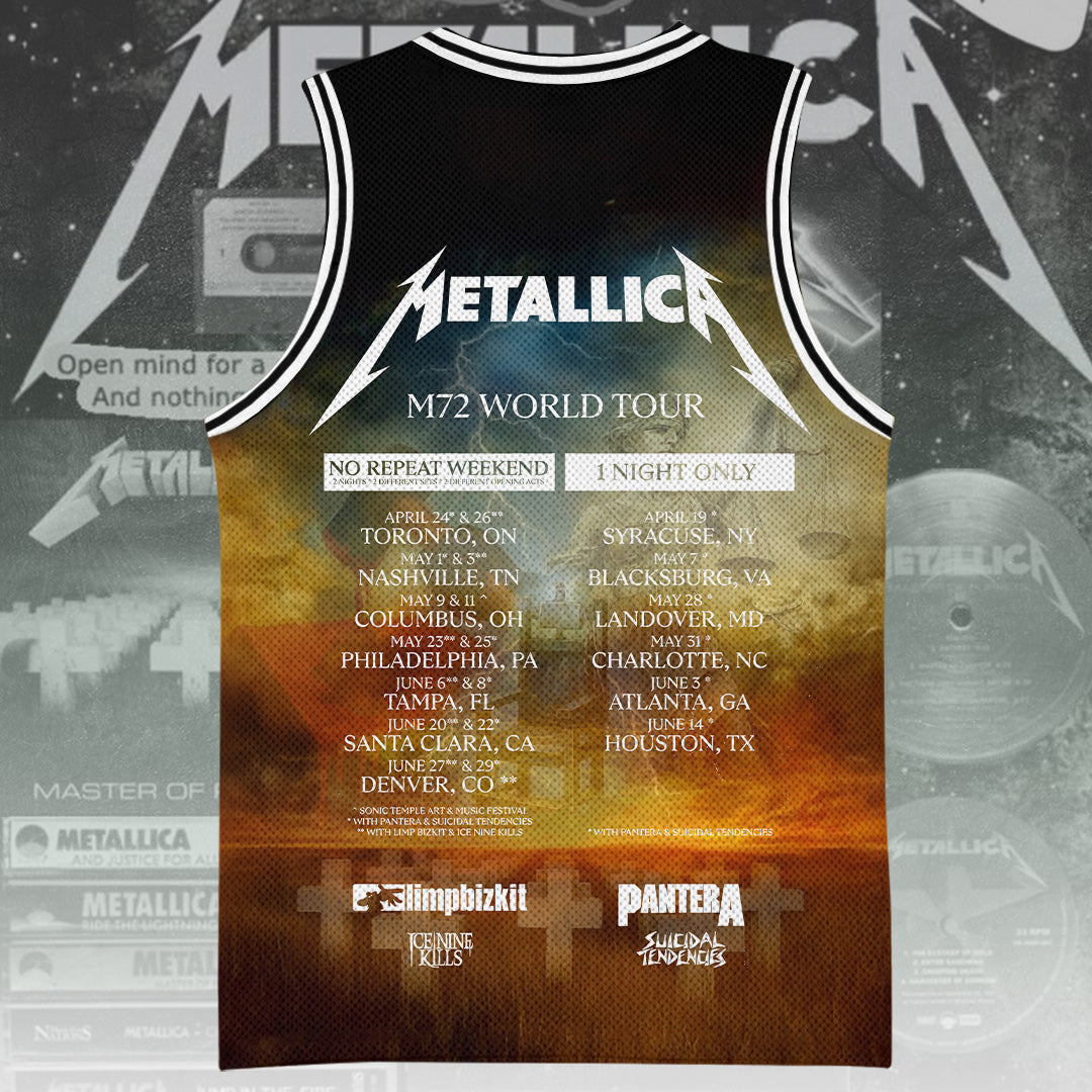 Metallica Basketball Jersey – TANTN 14646