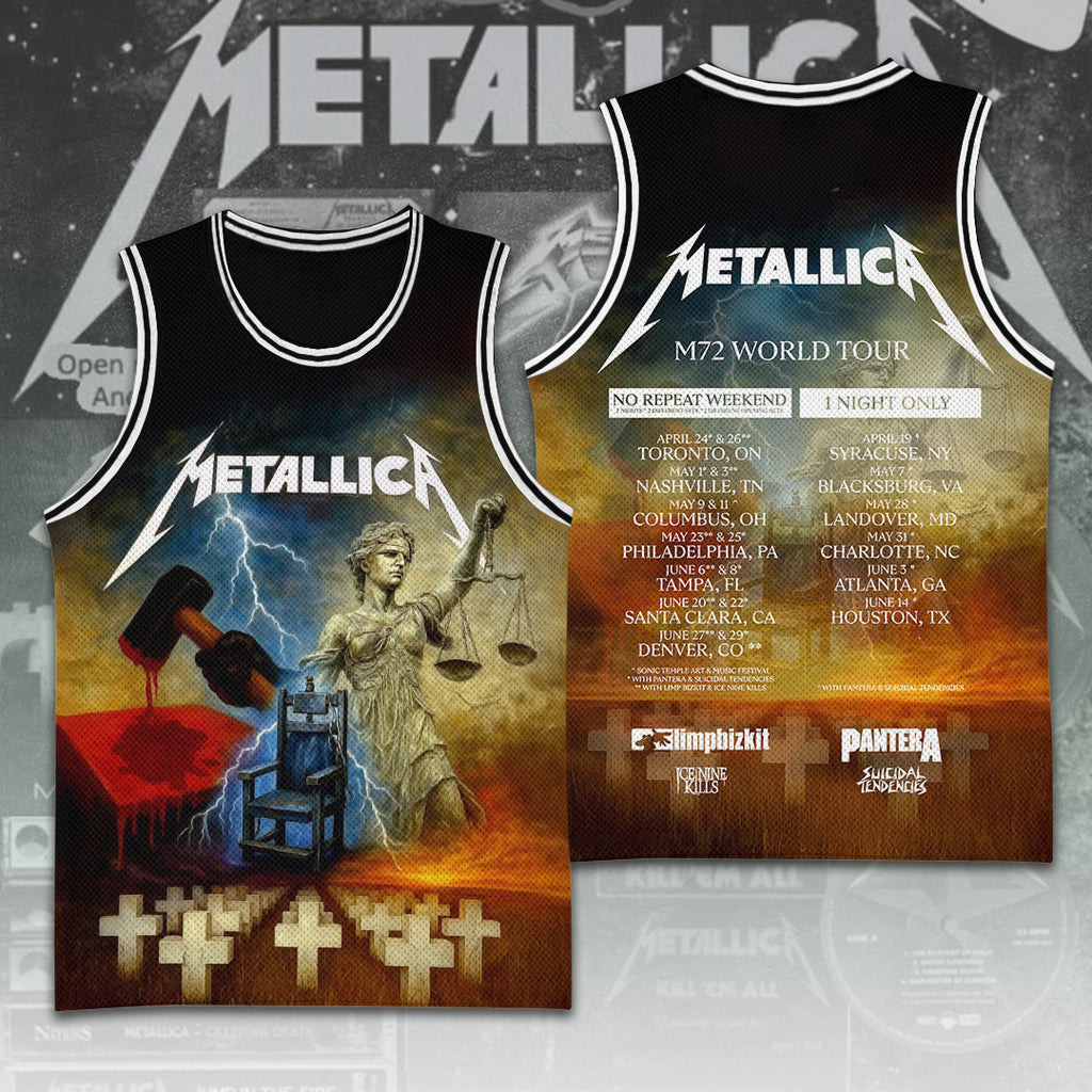 Metallica Basketball Jersey – TANTN 14646