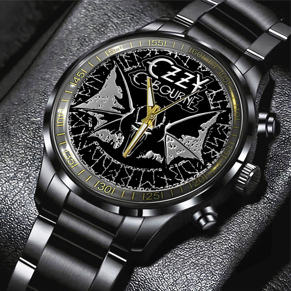 Ozzy Osbourne Black Stainless Steel Watch – TANTN 14700