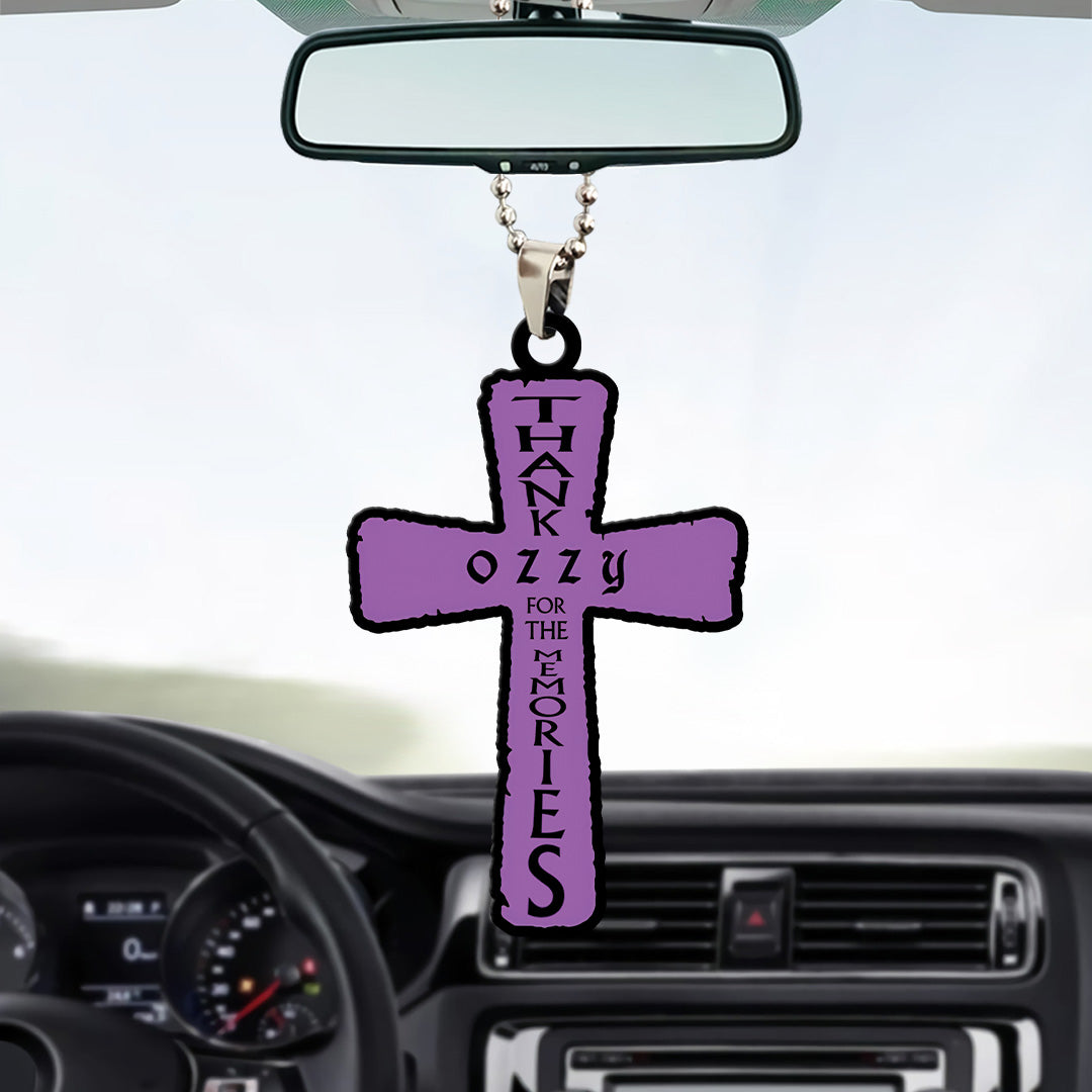 Ozzy Osbourne Custom Shape 2-sided Acrylic Car Ornament – TANTN 14772