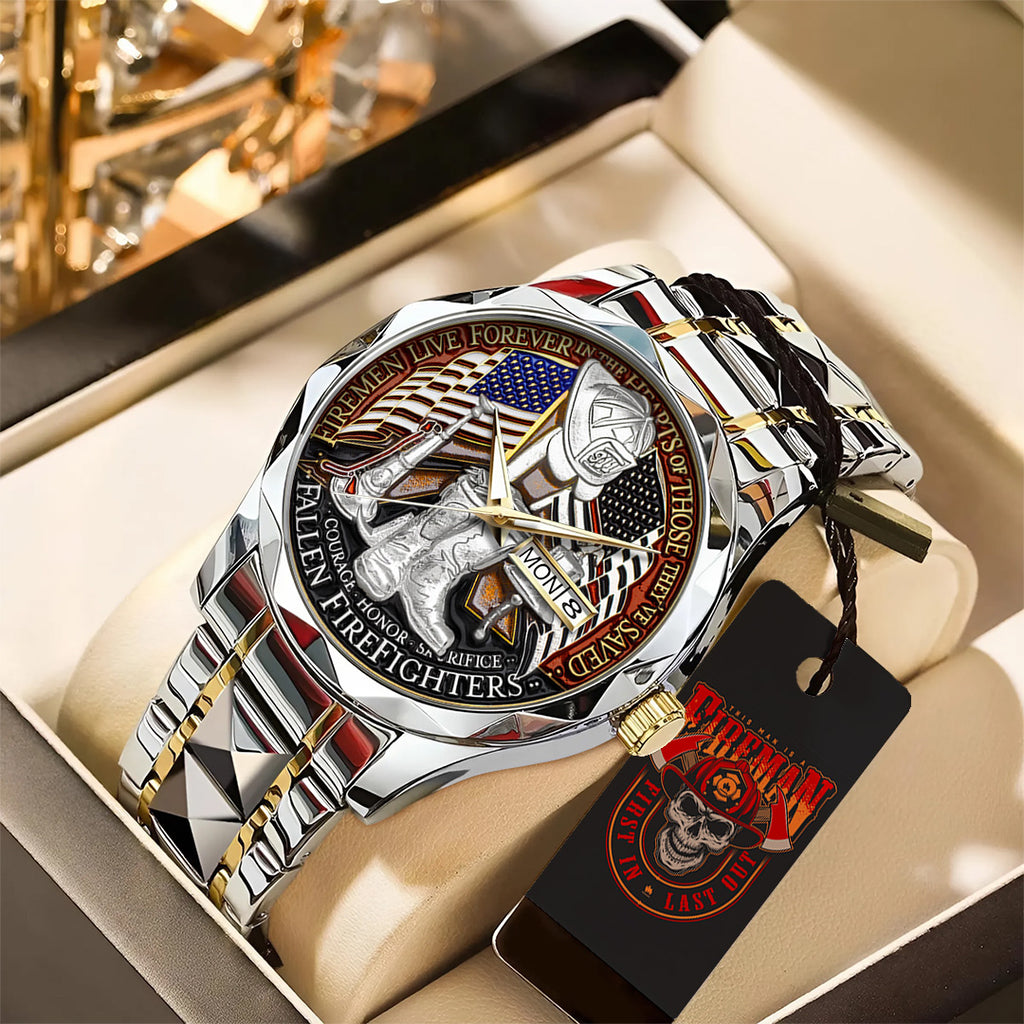 Firefighter Alloy Luxury Quartz Watch – TANTN 14867