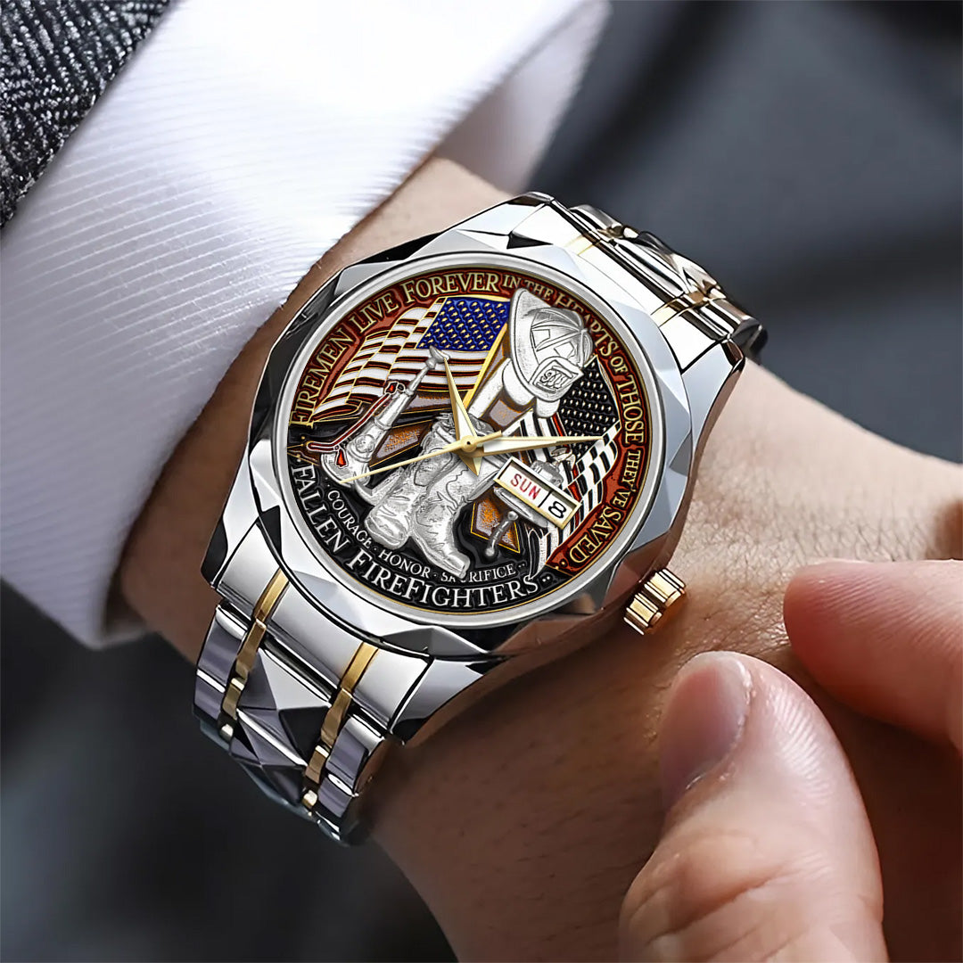 Firefighter Alloy Luxury Quartz Watch – TANTN 14867