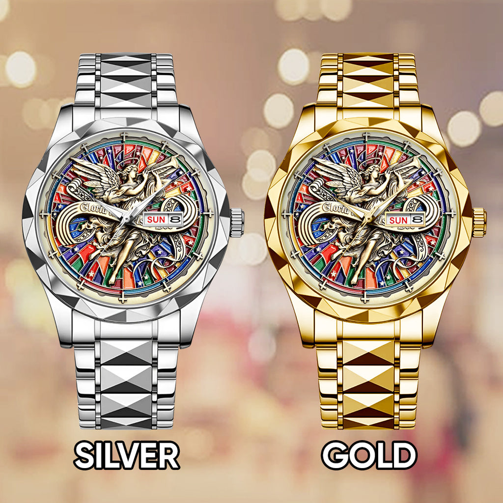 Gloria in excelsis Deo Alloy Luxury Quartz Watch – TANTN 15189