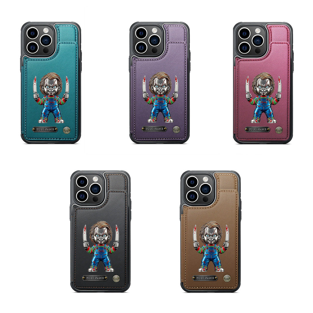 Personalized Chucky Leather Wallet Phone Case – TANTN15207